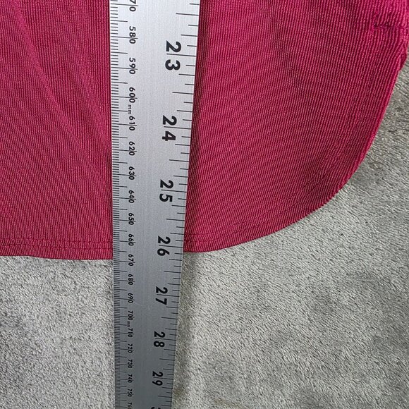 Womens Chicos Travelers Pink Slinky Knit Acetate Top Keyhole Neck 3/4 Sleeve 0 - Picture 6 of 7